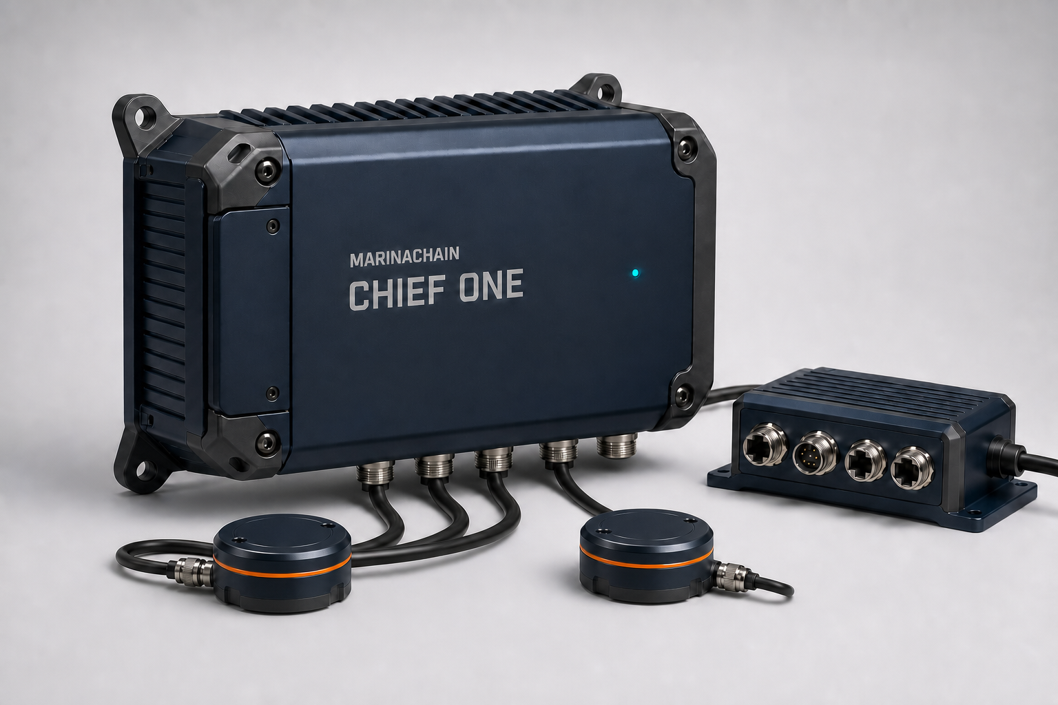CHIEF ONE development product family: Core, two Machinery Pods and Marine Interface